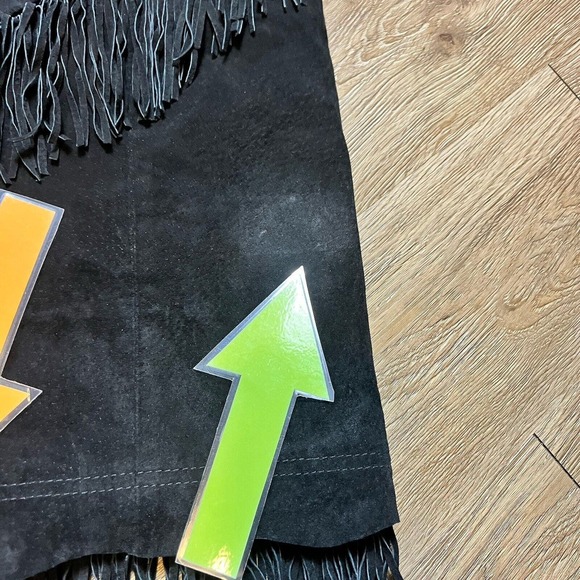 Scully Suede Skirt Women's Medium Leather Western Double Fringe Mini - Picture 4 of 15